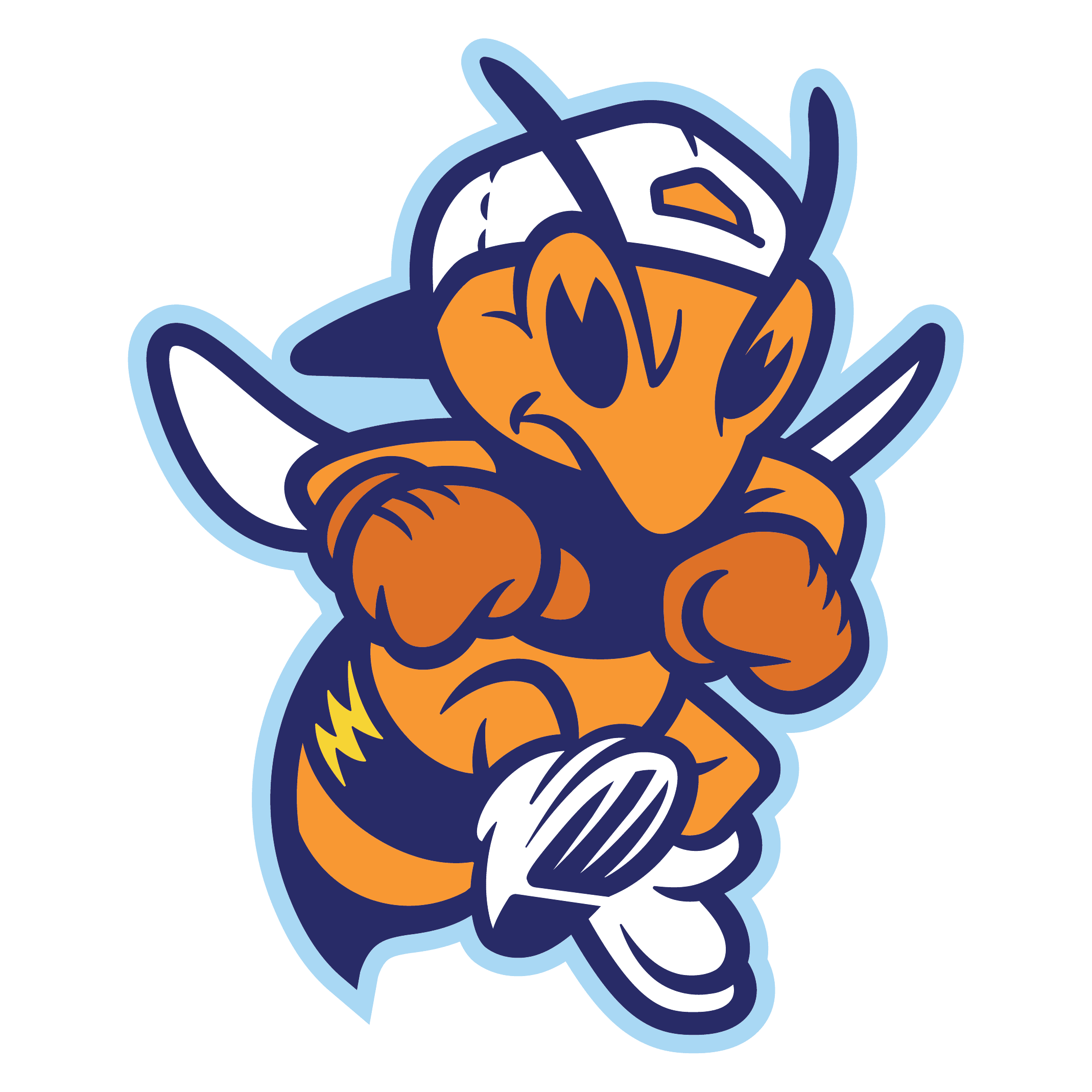 Slade Pest Solutions Favicon, Cartoon bee with backwards hat